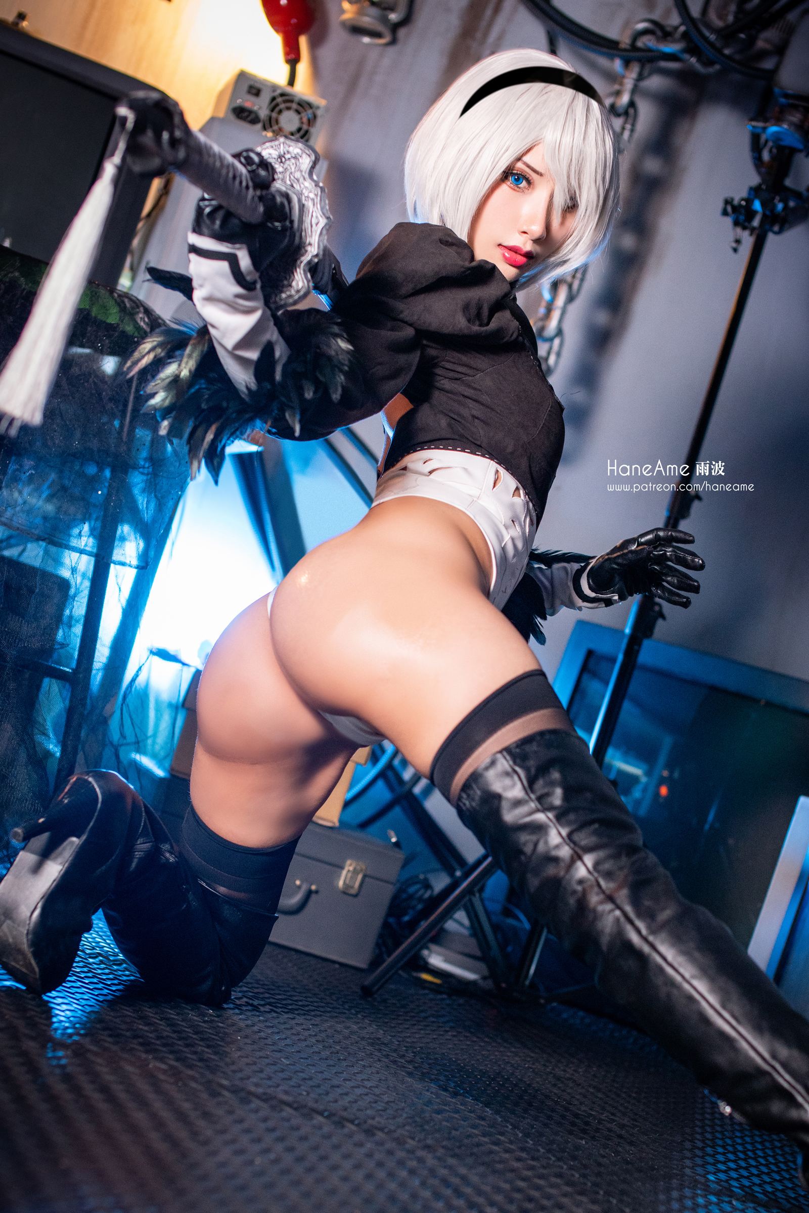 HaneAme雨波 NO.045 NieR Automata 2B [247P 183.24 MB]-2B new-Main suit self destruction_第2集