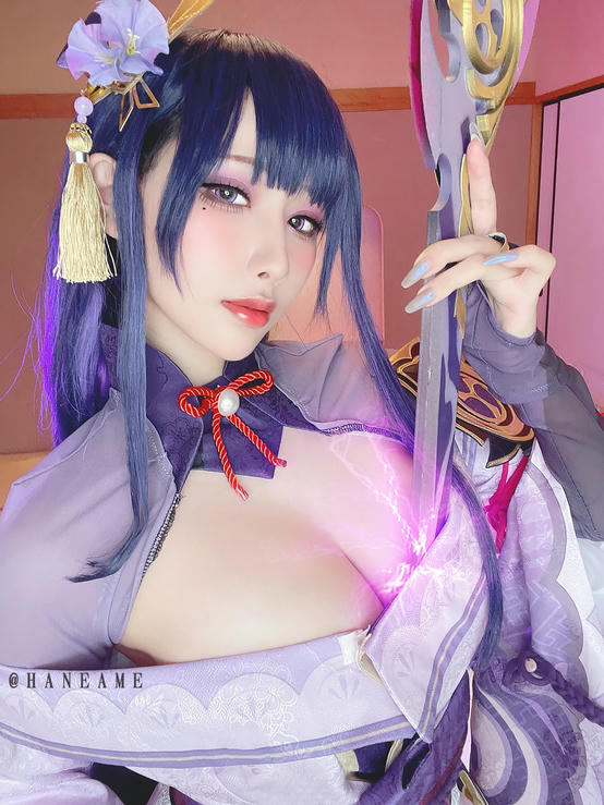 HaneAme雨波 NO.067 原神-雷电将军[45P-61.09MB]_第1集