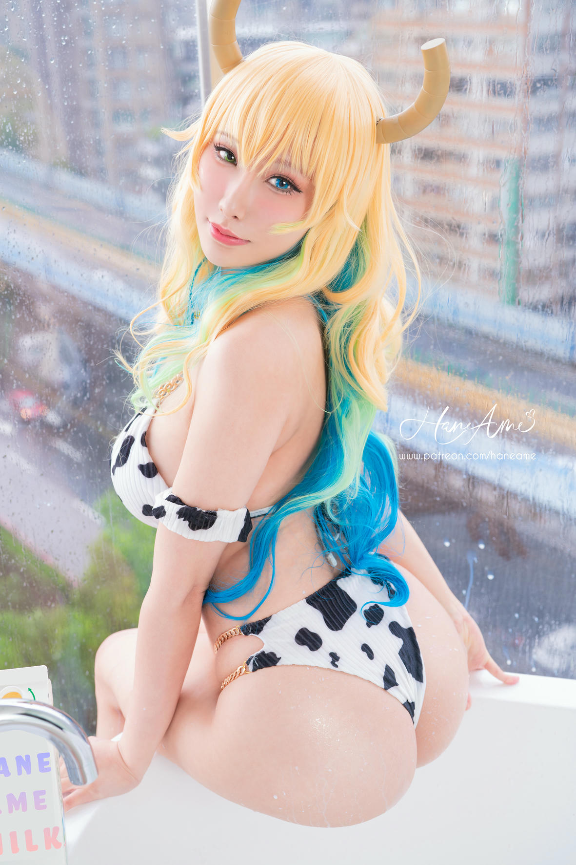 HaneAme雨波 NO.073 Kobayashi Lucoa MILK 露科亚奶牛装[32P-87.64MB]_第1集