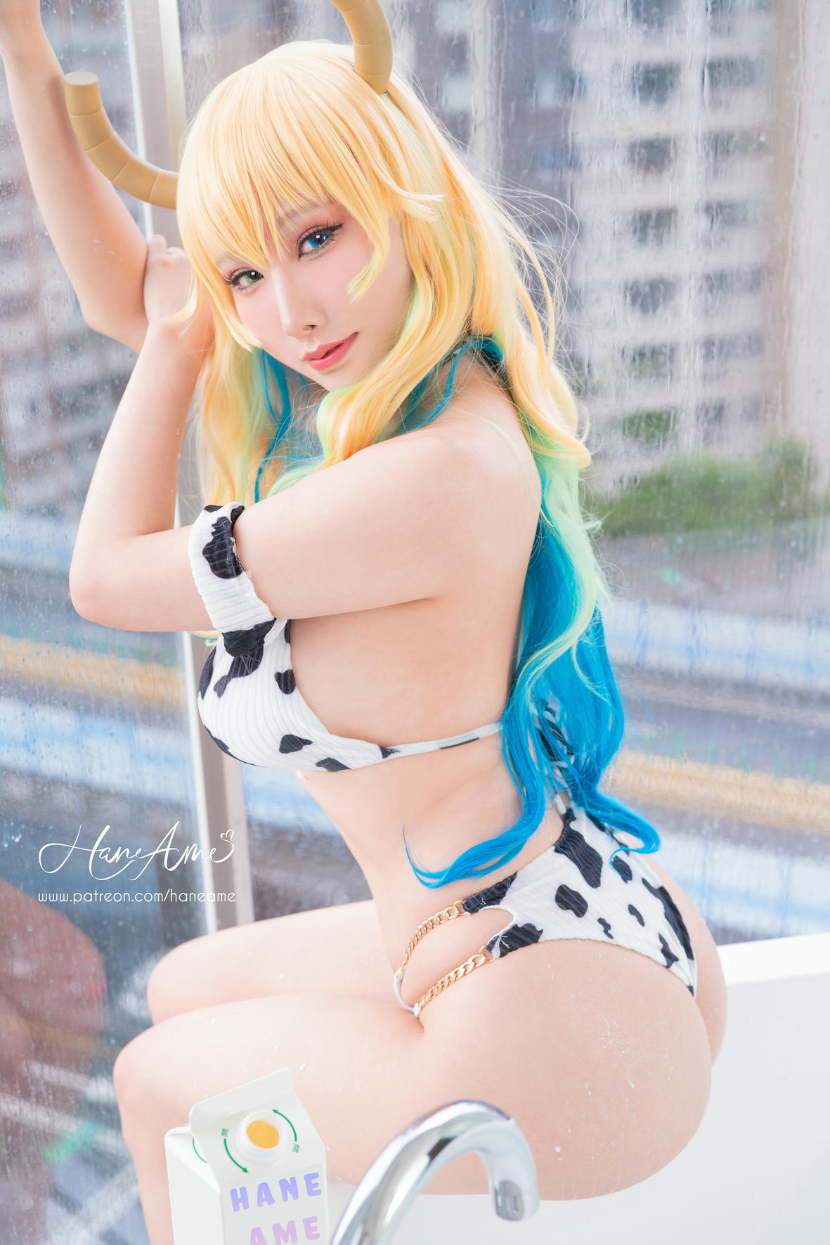 HaneAme雨波 NO.073 Kobayashi Lucoa MILK 露科亚奶牛装[32P-87.64MB]_第1集