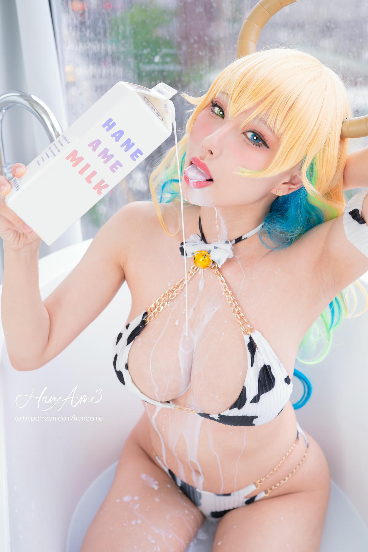 HaneAme雨波 NO.073 Kobayashi Lucoa MILK 露科亚奶牛装[32P-87.64MB]_第1集