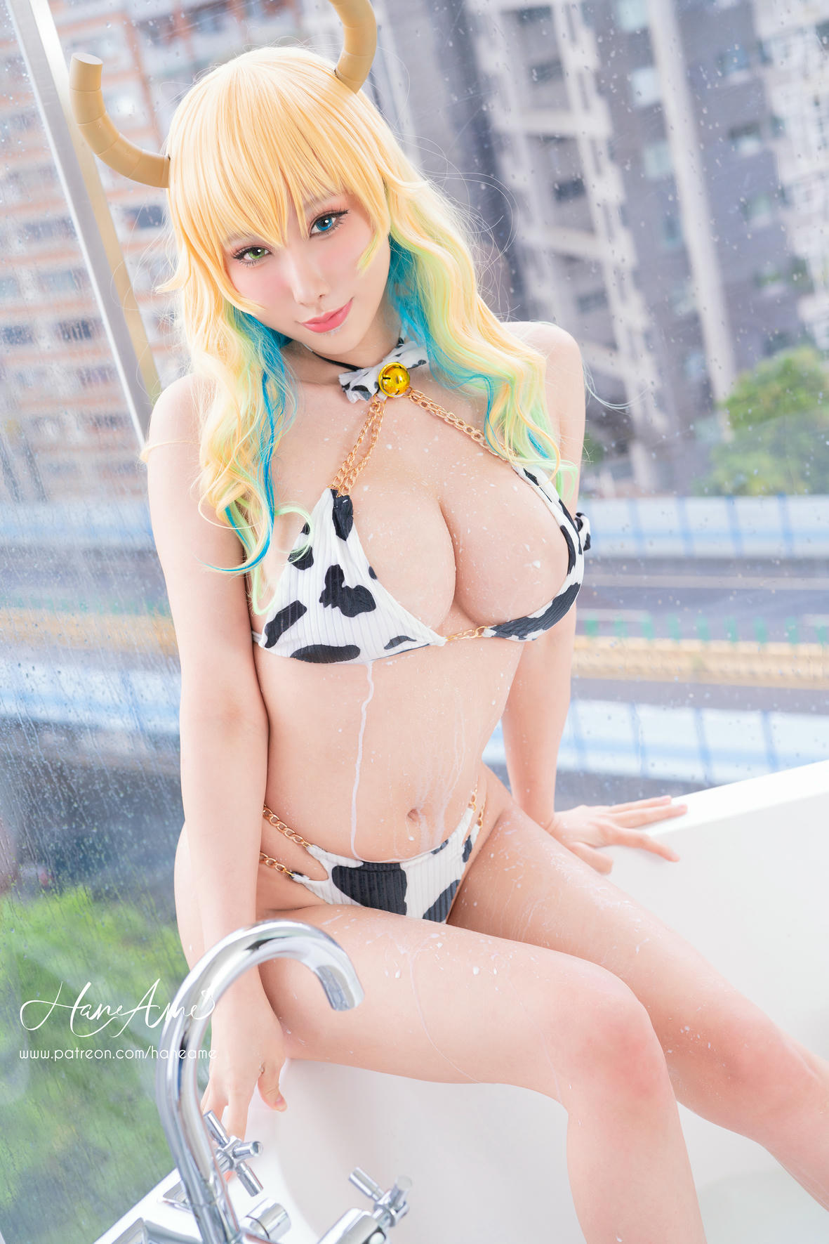 HaneAme雨波 NO.073 Kobayashi Lucoa MILK 露科亚奶牛装[32P-87.64MB]_第1集