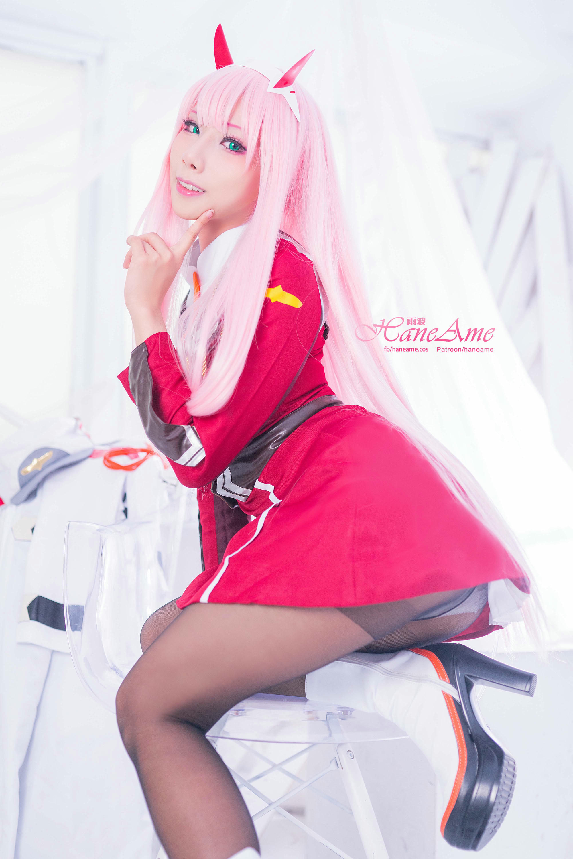 HaneAme雨波 NO.077 Zero Two [151P 155.08 MB]-Main unifrom_第2集