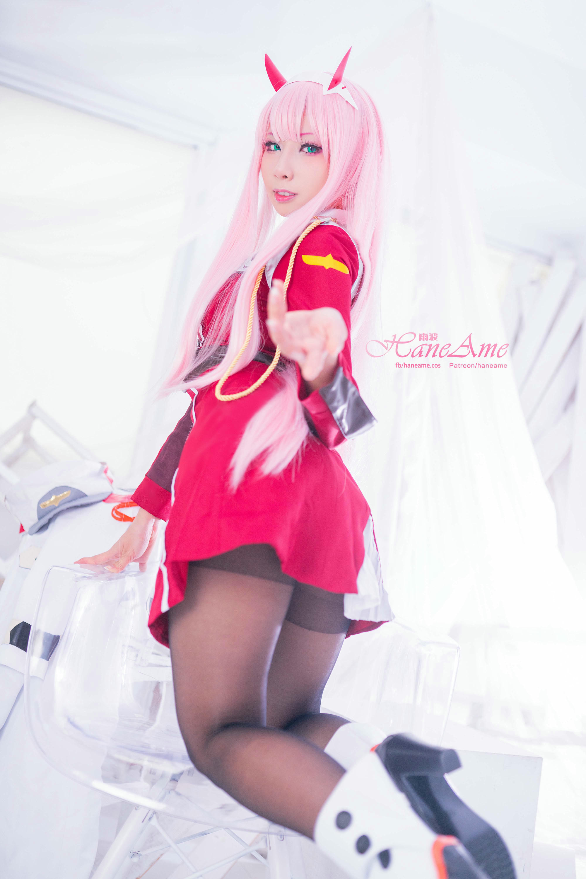 HaneAme雨波 NO.077 Zero Two [151P 155.08 MB]-Main unifrom_第2集