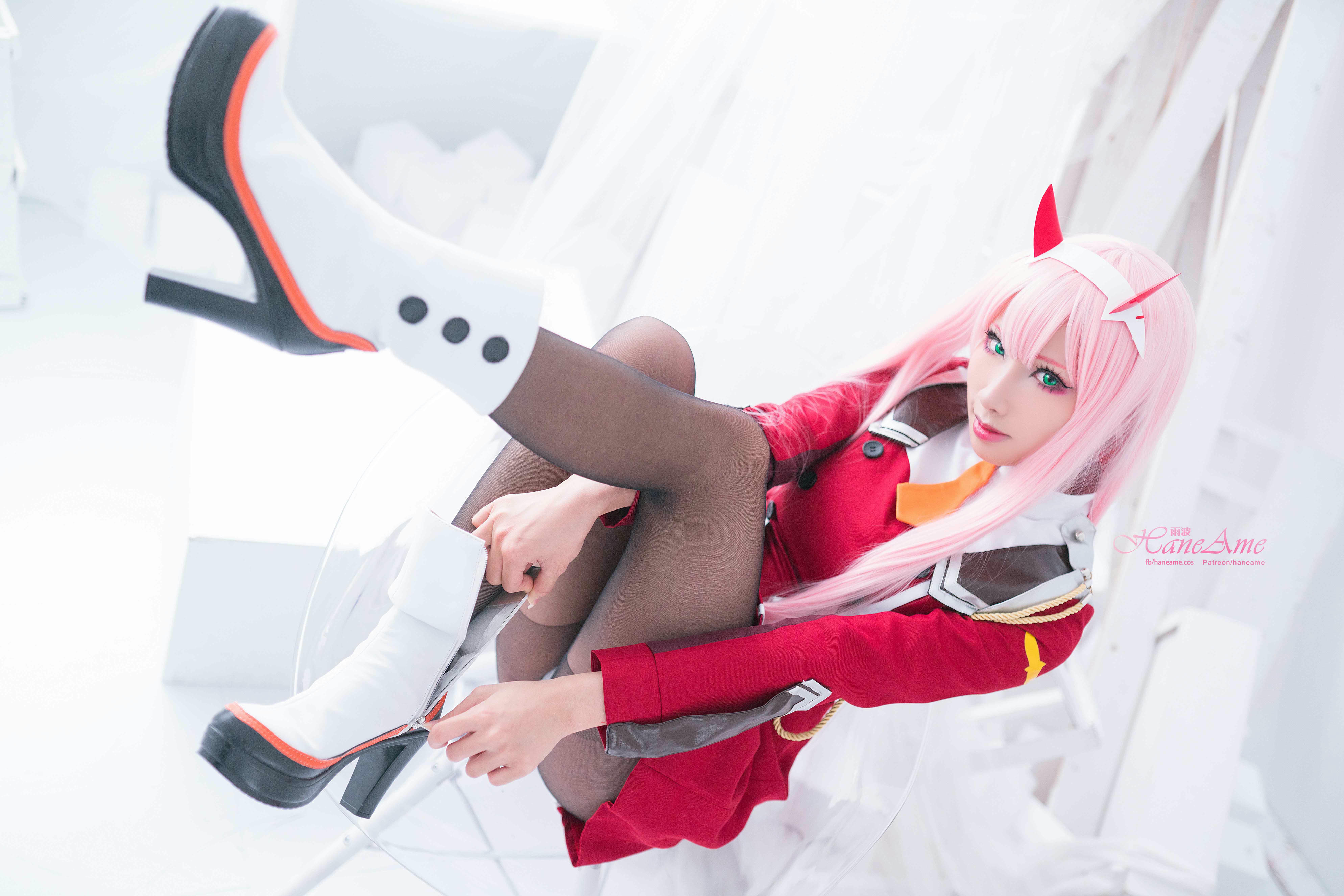 HaneAme雨波 NO.077 Zero Two [151P 155.08 MB]-Main unifrom_第2集