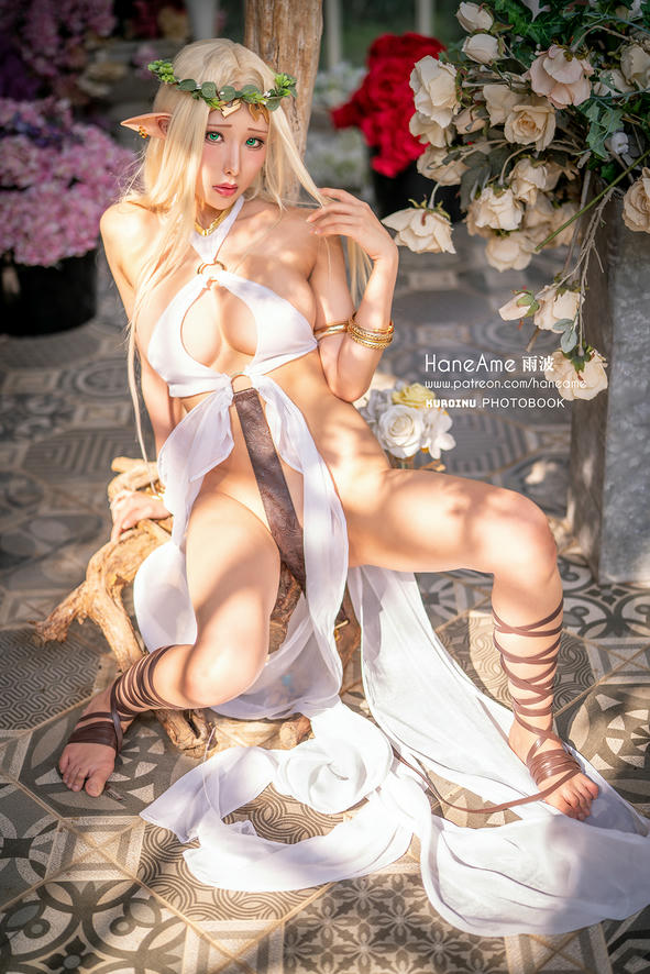 HaneAme雨波 NO.081 黑兽写真集 [117P4V 174MB]-雨波_HaneAme - NO.076 白精灵[38P+1V-53.94MB]_第2集