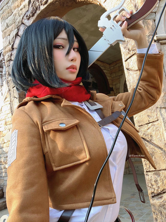 HaneAme雨波 NO.012 Attack on Mikasa 米卡沙[49P+1V-117.38MB]_第1集