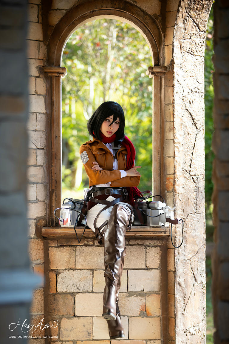 HaneAme雨波 NO.012 Attack on Mikasa 米卡沙[49P+1V-117.38MB]_第1集