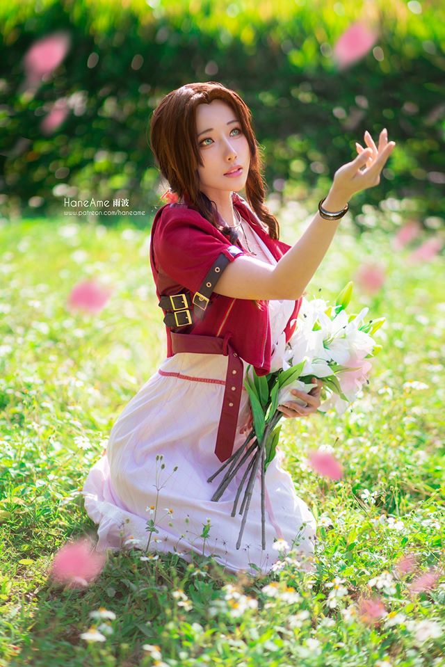 HaneAme雨波 NO.107 2020年04月图包 (2套) [48P1V 125MB]-Aerith(最終幻想-愛麗絲)_第1集
