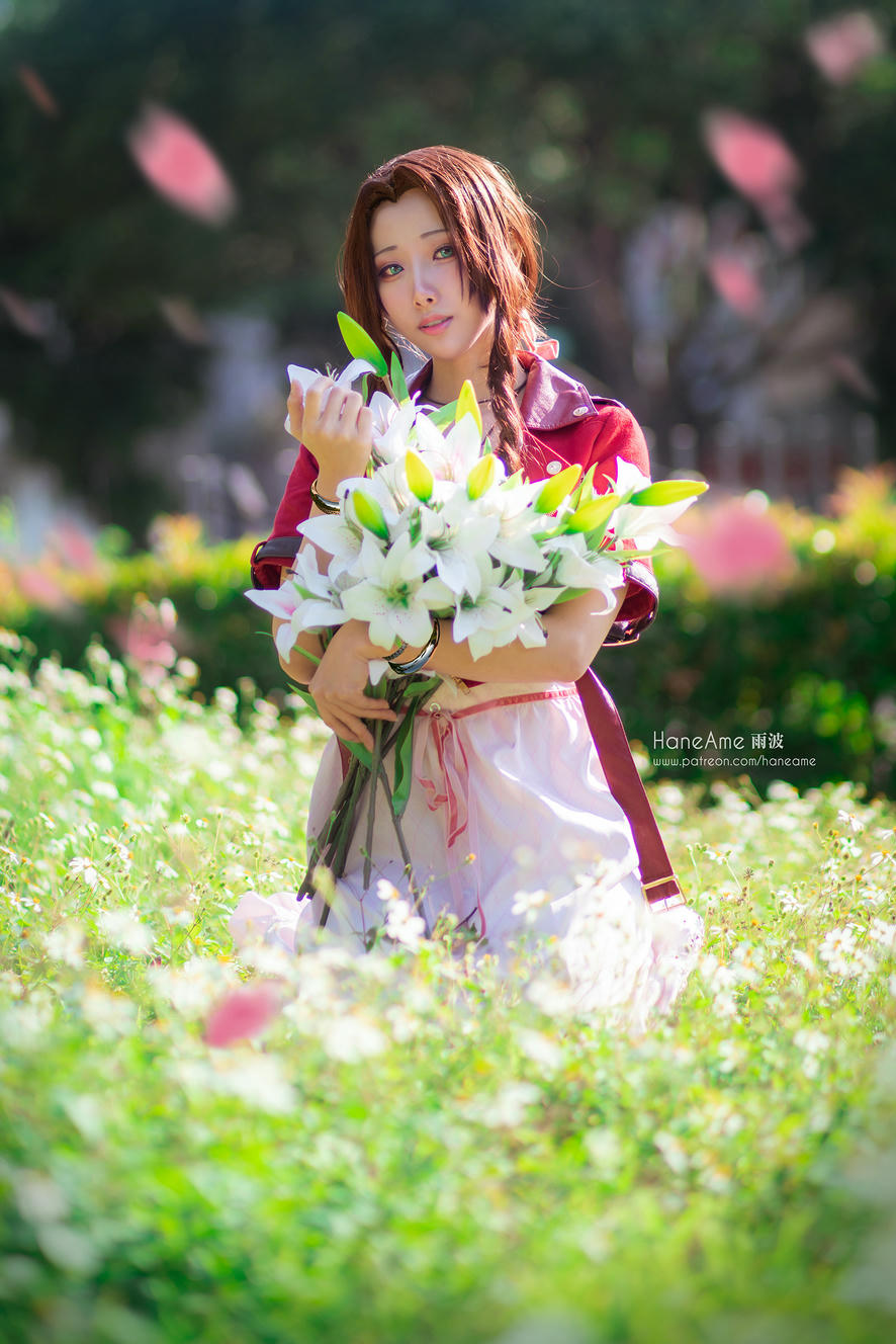 HaneAme雨波 NO.107 2020年04月图包 (2套) [48P1V 125MB]-Aerith(最終幻想-愛麗絲)_第1集