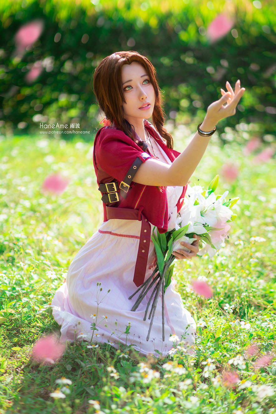 HaneAme雨波 NO.107 2020年04月图包 (2套) [48P1V 125MB]-Aerith(最終幻想-愛麗絲)_第1集