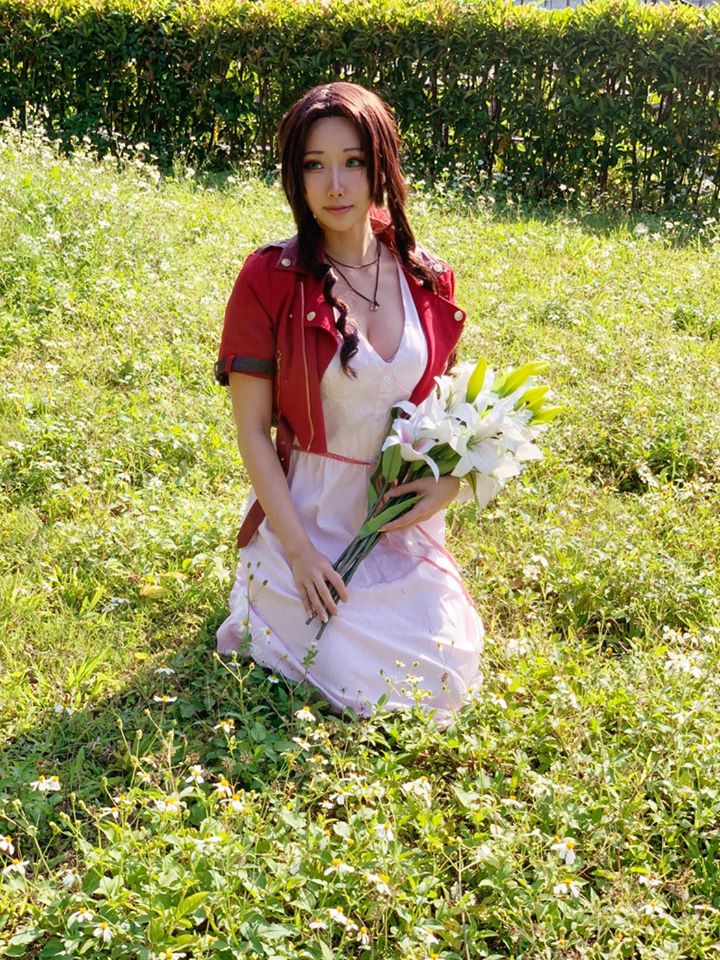 HaneAme雨波 NO.107 2020年04月图包 (2套) [48P1V 125MB]-Aerith(最終幻想-愛麗絲)_第2集