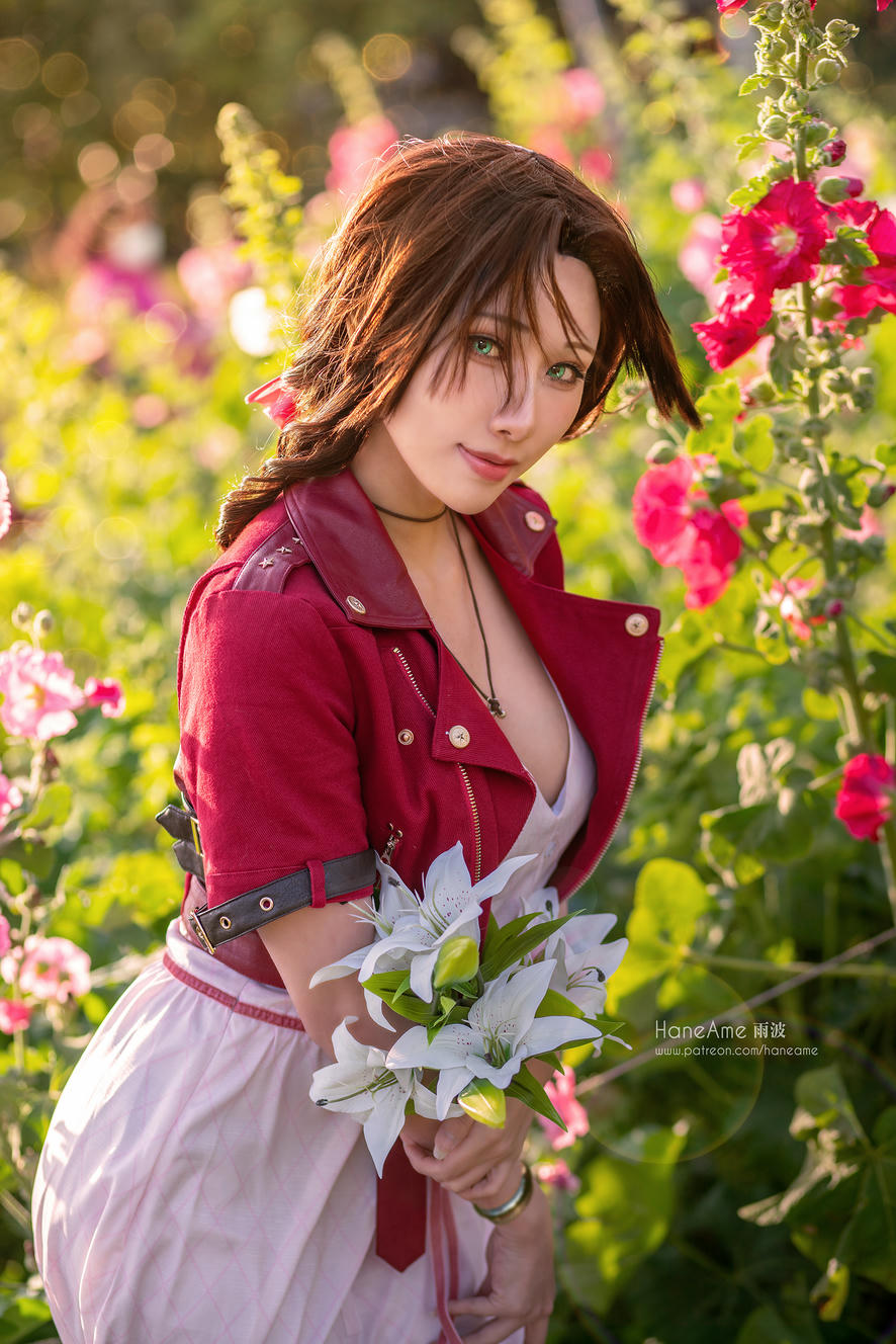 HaneAme雨波 NO.107 2020年04月图包 (2套) [48P1V 125MB]-Aerith(最終幻想-愛麗絲)_第2集