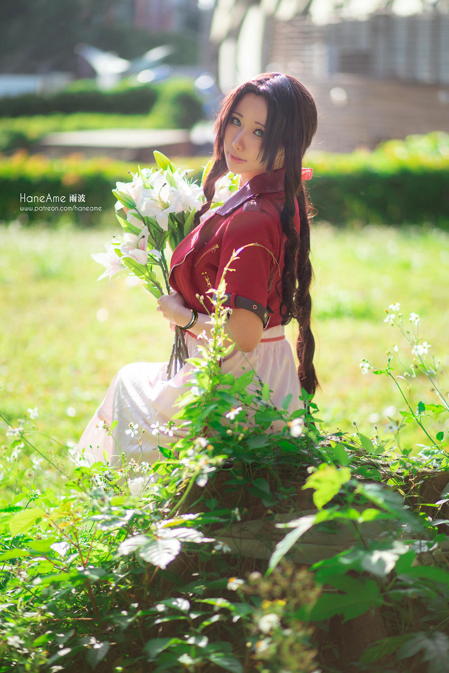 HaneAme雨波 NO.107 2020年04月图包 (2套) [48P1V 125MB]-Aerith(最終幻想-愛麗絲)_第2集