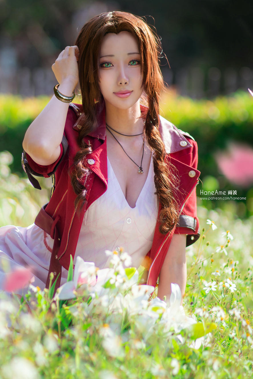 HaneAme雨波 NO.107 2020年04月图包 (2套) [48P1V 125MB]-Aerith(最終幻想-愛麗絲)_第1集