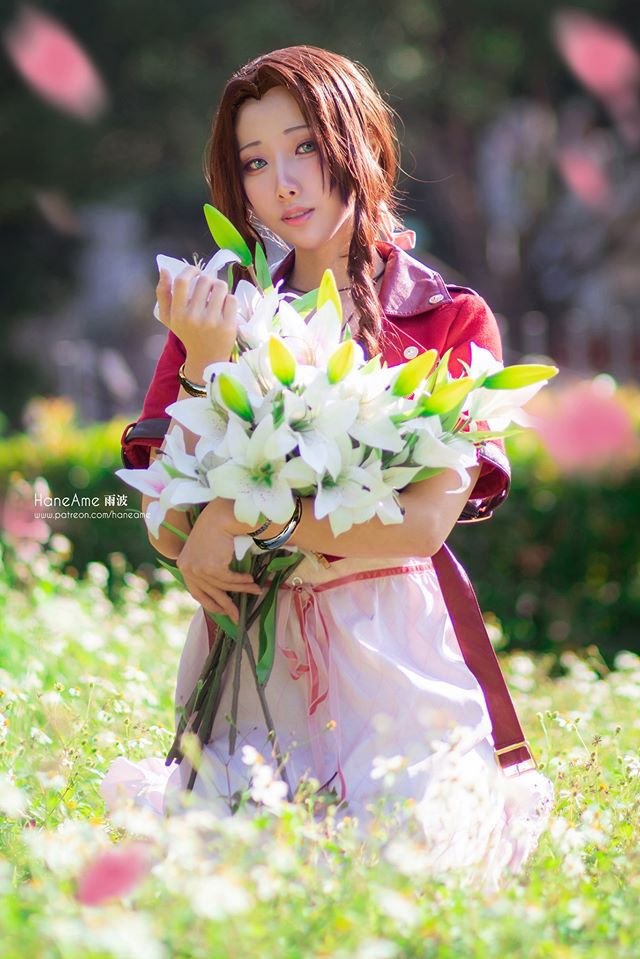 HaneAme雨波 NO.107 2020年04月图包 (2套) [48P1V 125MB]-Aerith(最終幻想-愛麗絲)_第1集