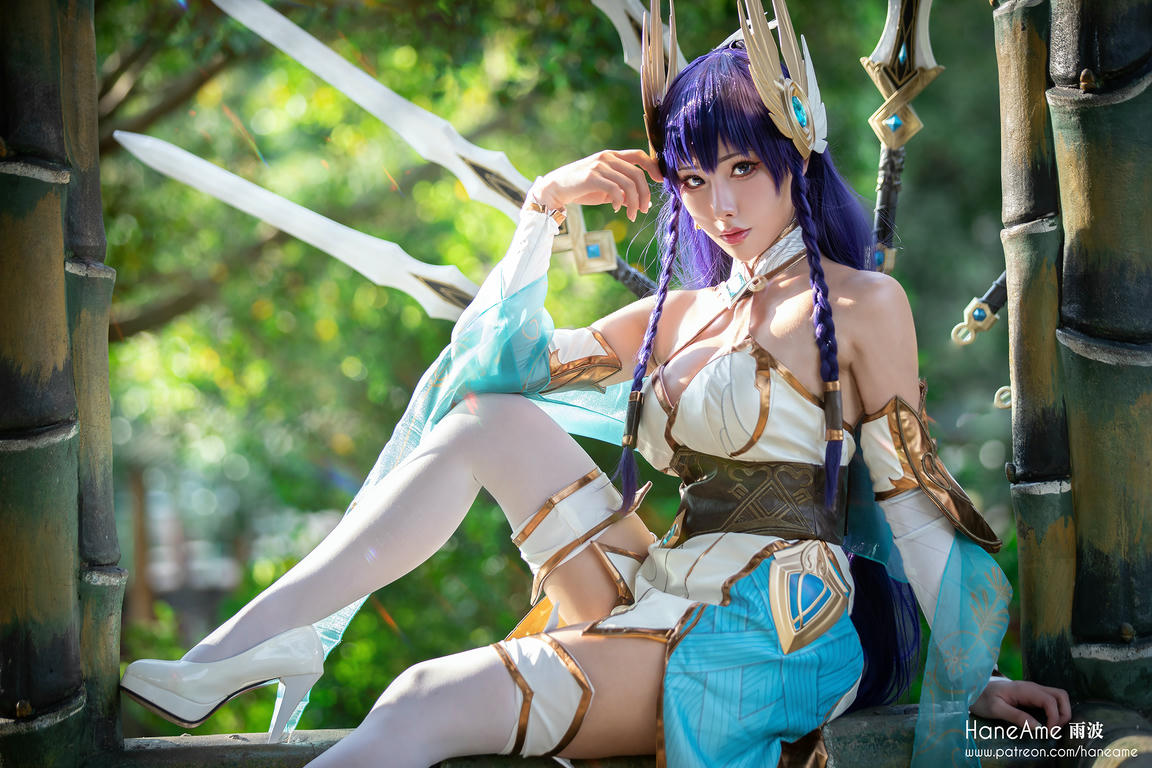 HaneAme雨波 NO.111 2020年08月图包 (3套) [74P 163.55 MB]-LOL_Divine Sword Irelia_伊瑞莉亞劍仙_第1集