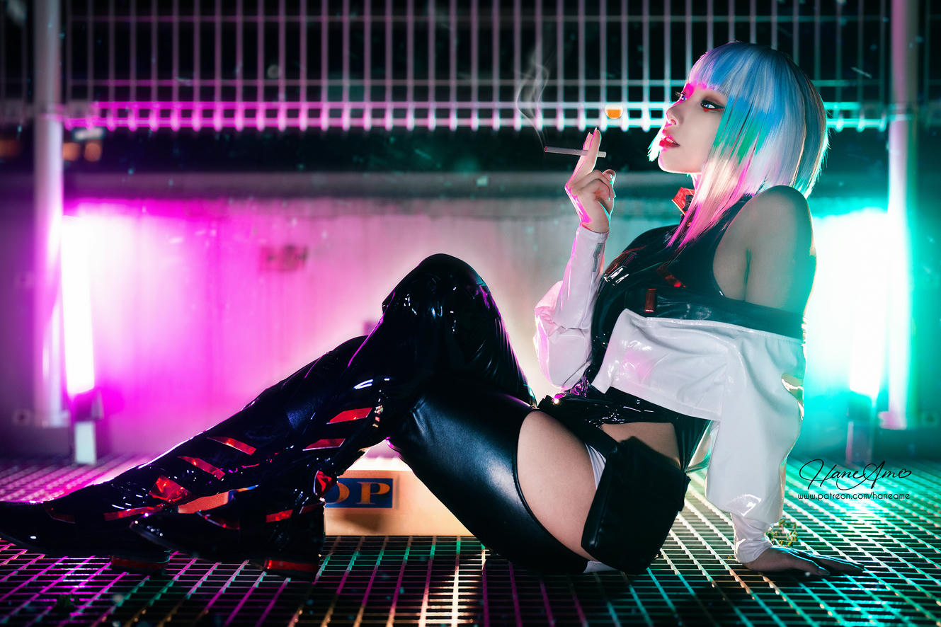 HaneAme雨波 NO.131 Cyberpunk 2077-LUCY[36P-576.6MB]_第1集