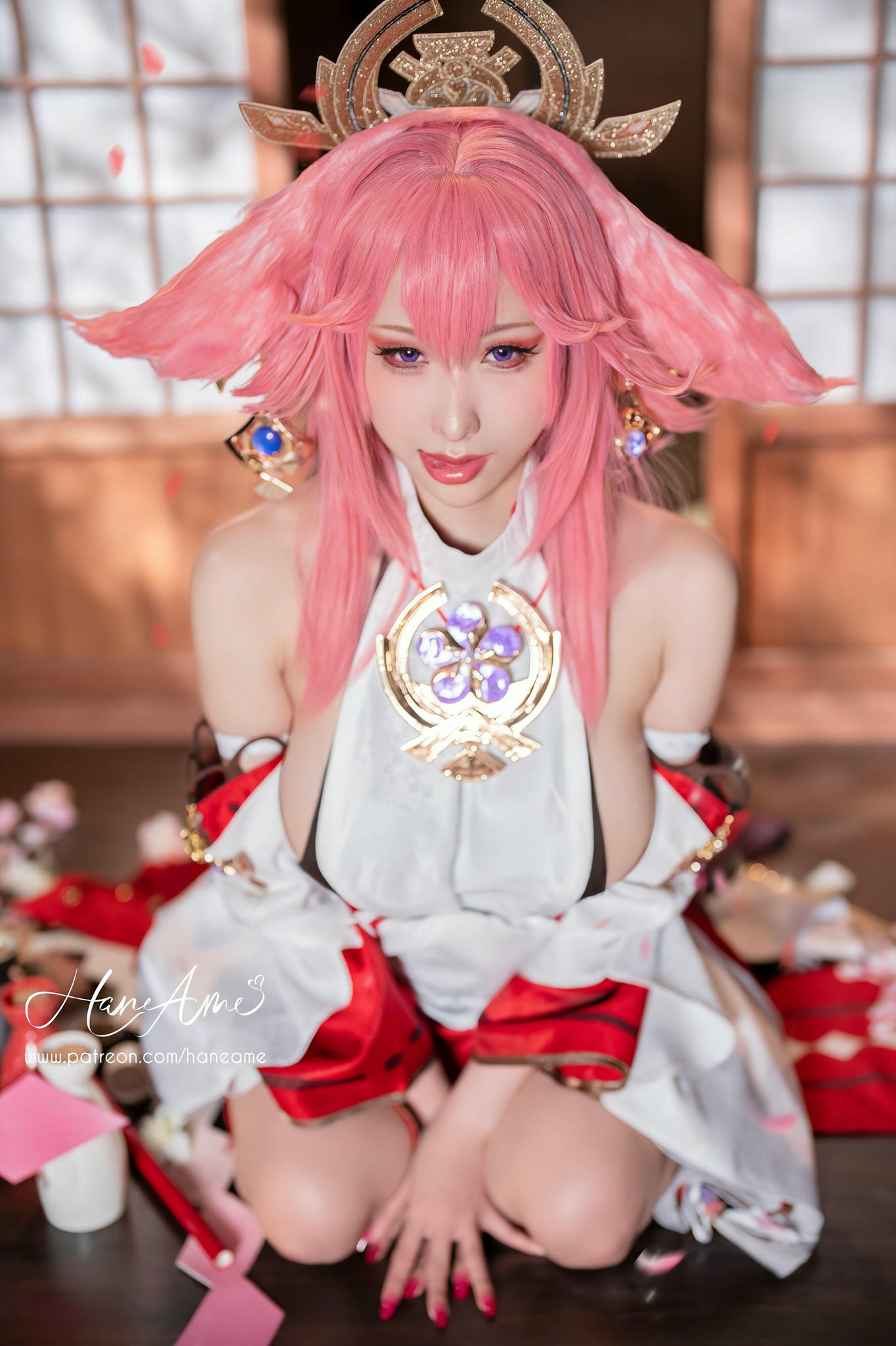 HaneAme雨波 NO.146 原神 八重神子 Yae Miko [34P-81MB]_第1集
