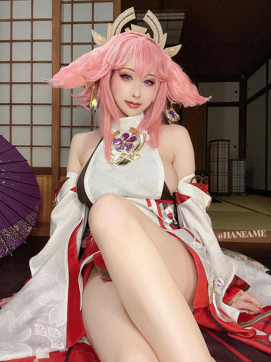 HaneAme雨波 NO.146 原神 八重神子 Yae Miko [34P-81MB]_第1集