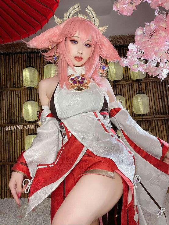 HaneAme雨波 NO.146 原神 八重神子 Yae Miko [34P-81MB]_第1集