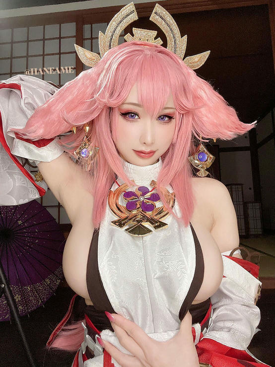 HaneAme雨波 NO.146 原神 八重神子 Yae Miko [34P-81MB]_第2集