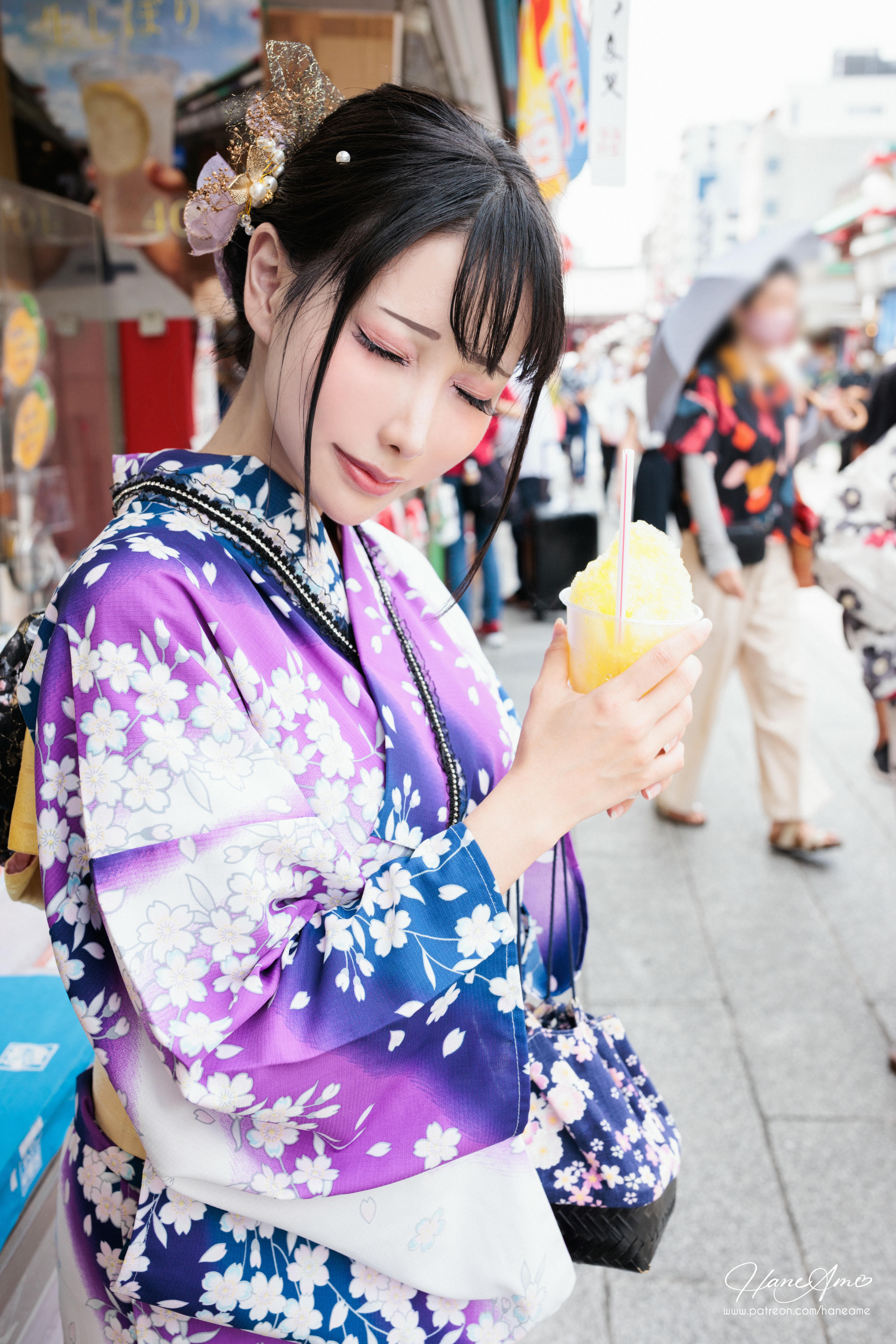 HaneAme雨波 NO.147 新年紫罗兰浴衣[110P-1.71G]_第4集