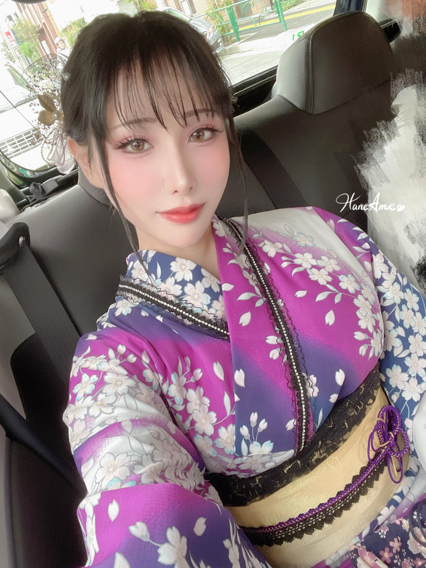 HaneAme雨波 NO.147 新年紫罗兰浴衣[110P-1.71G]_第4集
