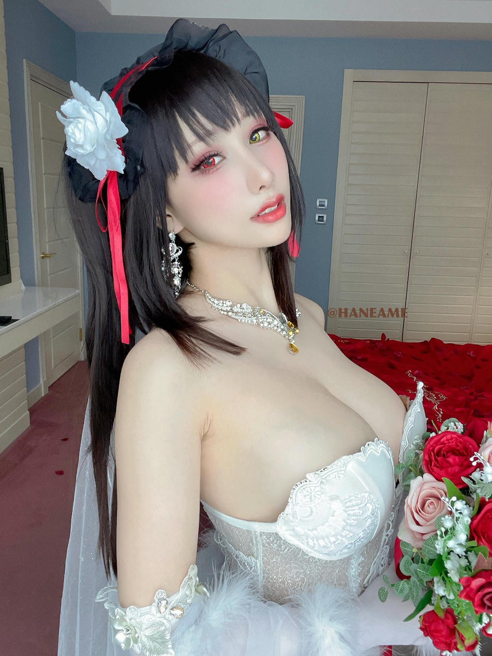 HaneAme雨波 NO.165 時崎狂三婚纱 [31P-121MB]_第2集