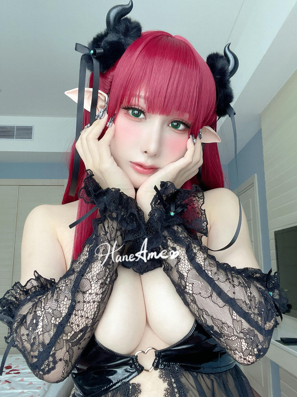 HaneAme雨波 NO.192 DEVIL_海夢惡魔包 [136P12V 1.95GB]-SELFIE_第3集
