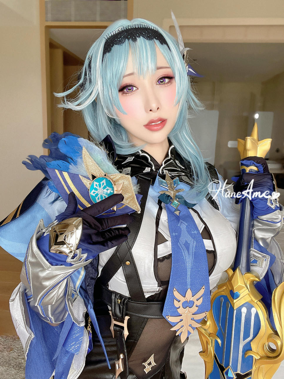 HaneAme雨波 NO.194 GenshinImpact EULA 優拉 [55P2V 280MB]_第1集