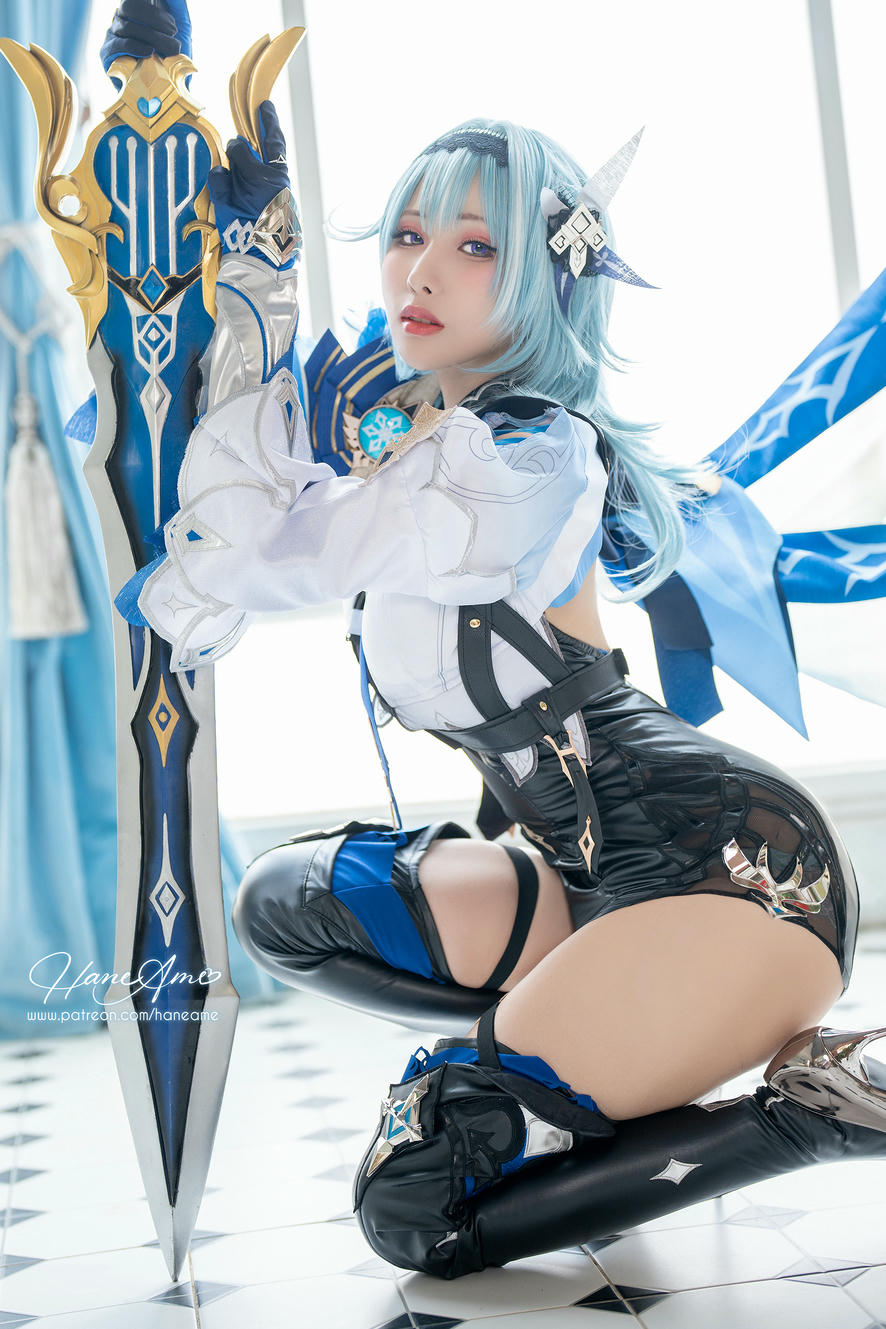 HaneAme雨波 NO.194 GenshinImpact EULA 優拉 [55P2V 280MB]_第1集