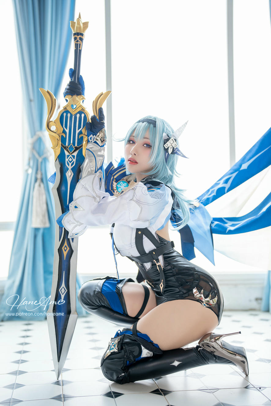 HaneAme雨波 NO.194 GenshinImpact EULA 優拉 [55P2V 280MB]_第1集