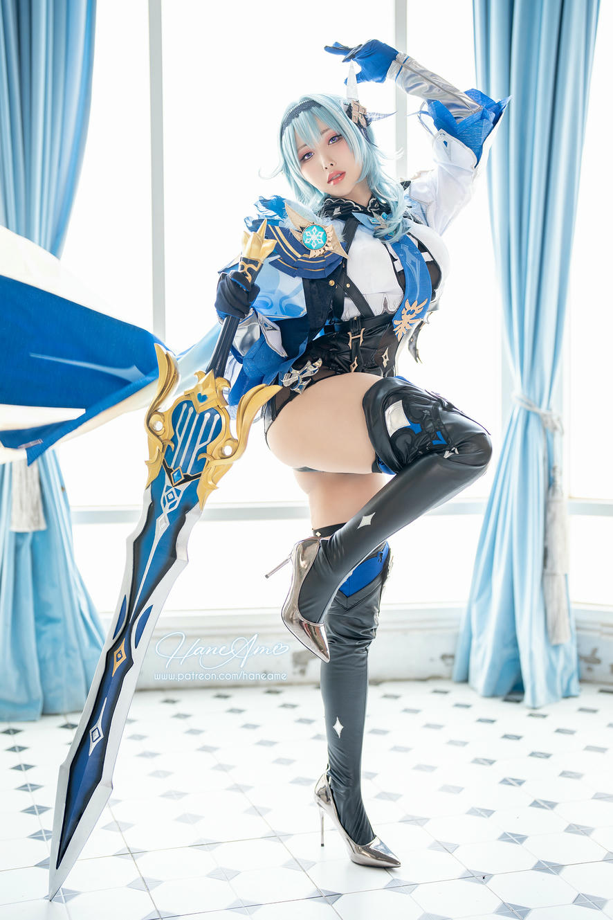 HaneAme雨波 NO.194 GenshinImpact EULA 優拉 [55P2V 280MB]_第1集