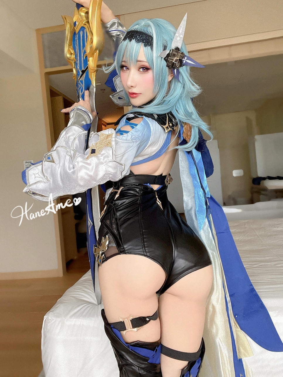 HaneAme雨波 NO.194 GenshinImpact EULA 優拉 [55P2V 280MB]_第3集