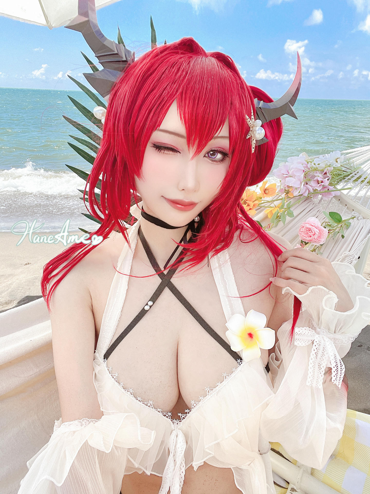 HaneAme雨波 NO.209 9月 Arknights_Surtr_官方泳裝 [38P3V 334MB]_第2集
