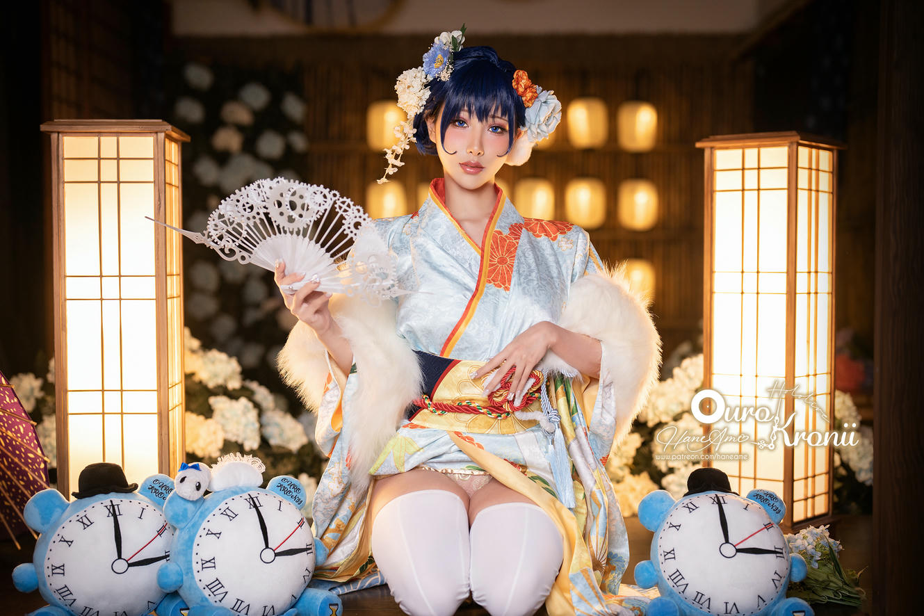 HaneAme雨波 NO.213 Hololive_ Kronii _ Photobook ＿時間寫真書 [110P-405MB]-2.Kimono_第1集