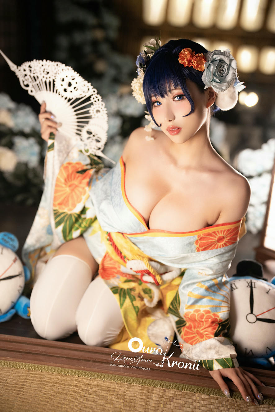 HaneAme雨波 NO.213 Hololive_ Kronii _ Photobook ＿時間寫真書 [110P-405MB]-2.Kimono_第1集