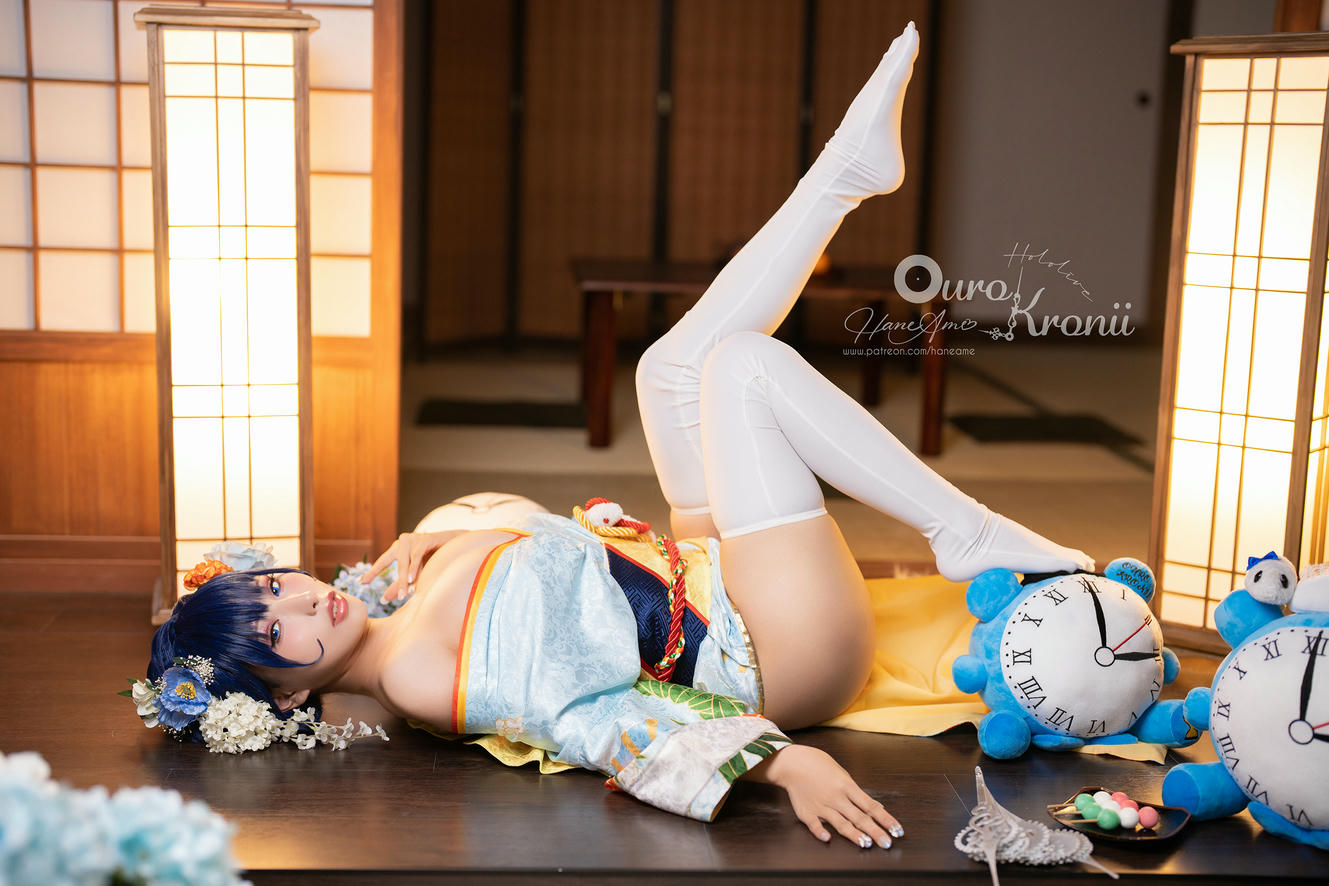 HaneAme雨波 NO.213 Hololive_ Kronii _ Photobook ＿時間寫真書 [110P-405MB]-2.Kimono_第1集