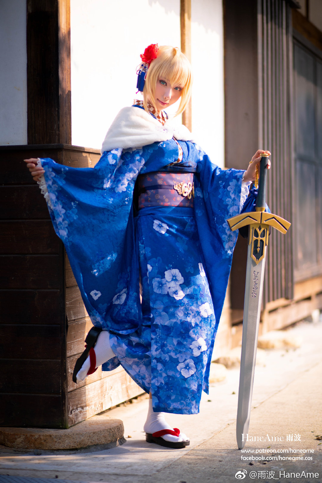 HaneAme雨波 NO.018 Fate series [1123P5V 1.59GB]-Artoria-kimono_第1集