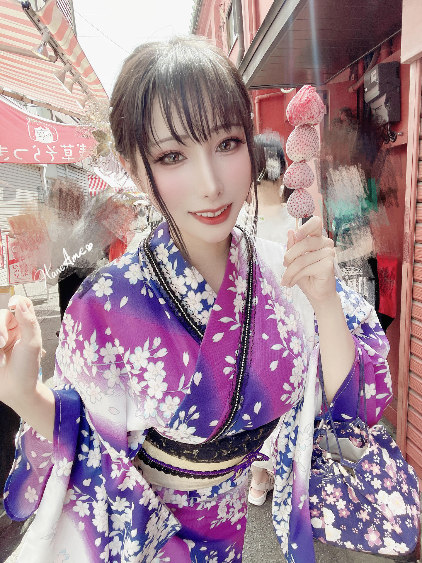 HaneAme雨波 NO.228 新年紫羅蘭浴衣 [110P 1.7GB]_第6集