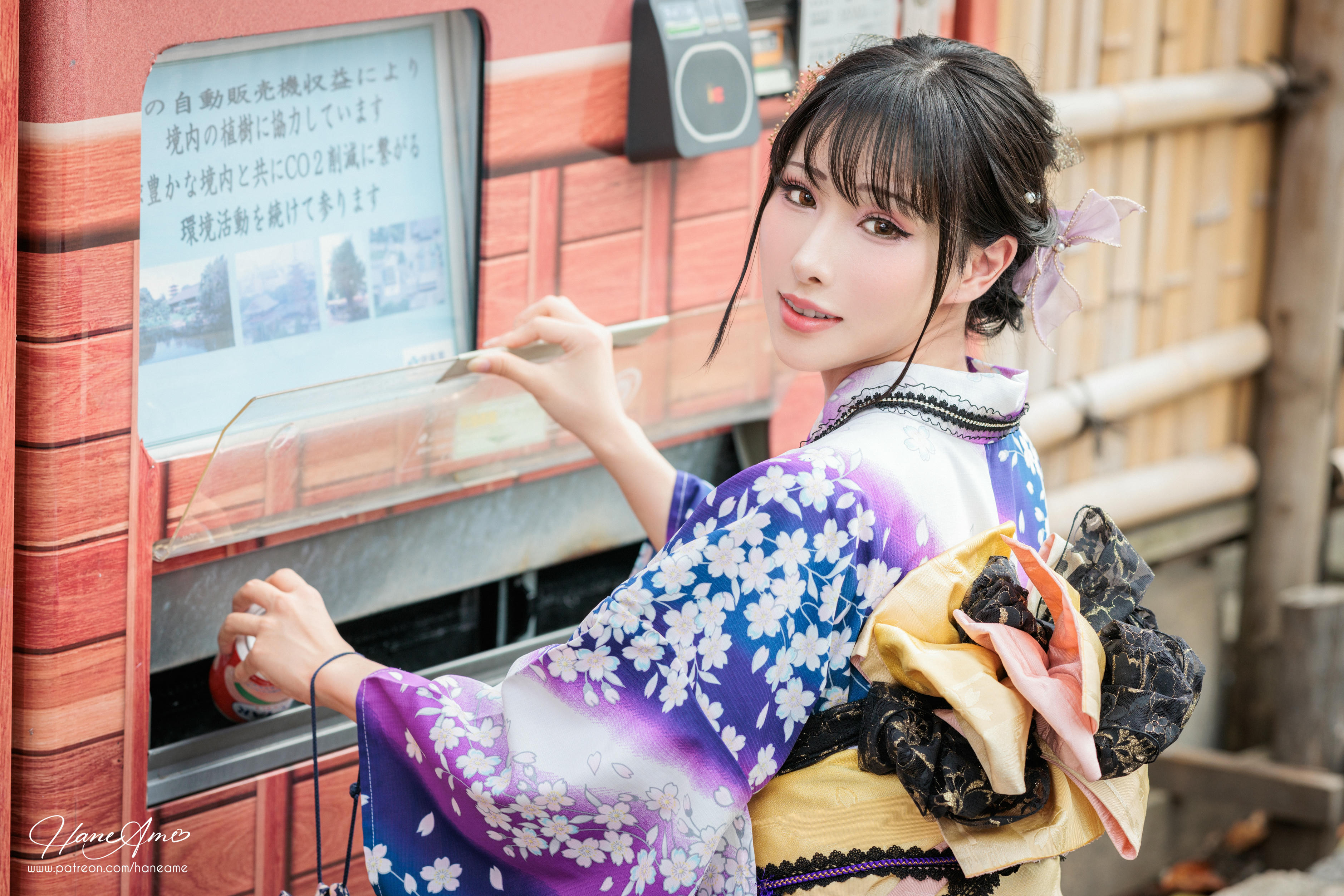 HaneAme雨波 NO.228 新年紫羅蘭浴衣 [110P 1.7GB]_第1集