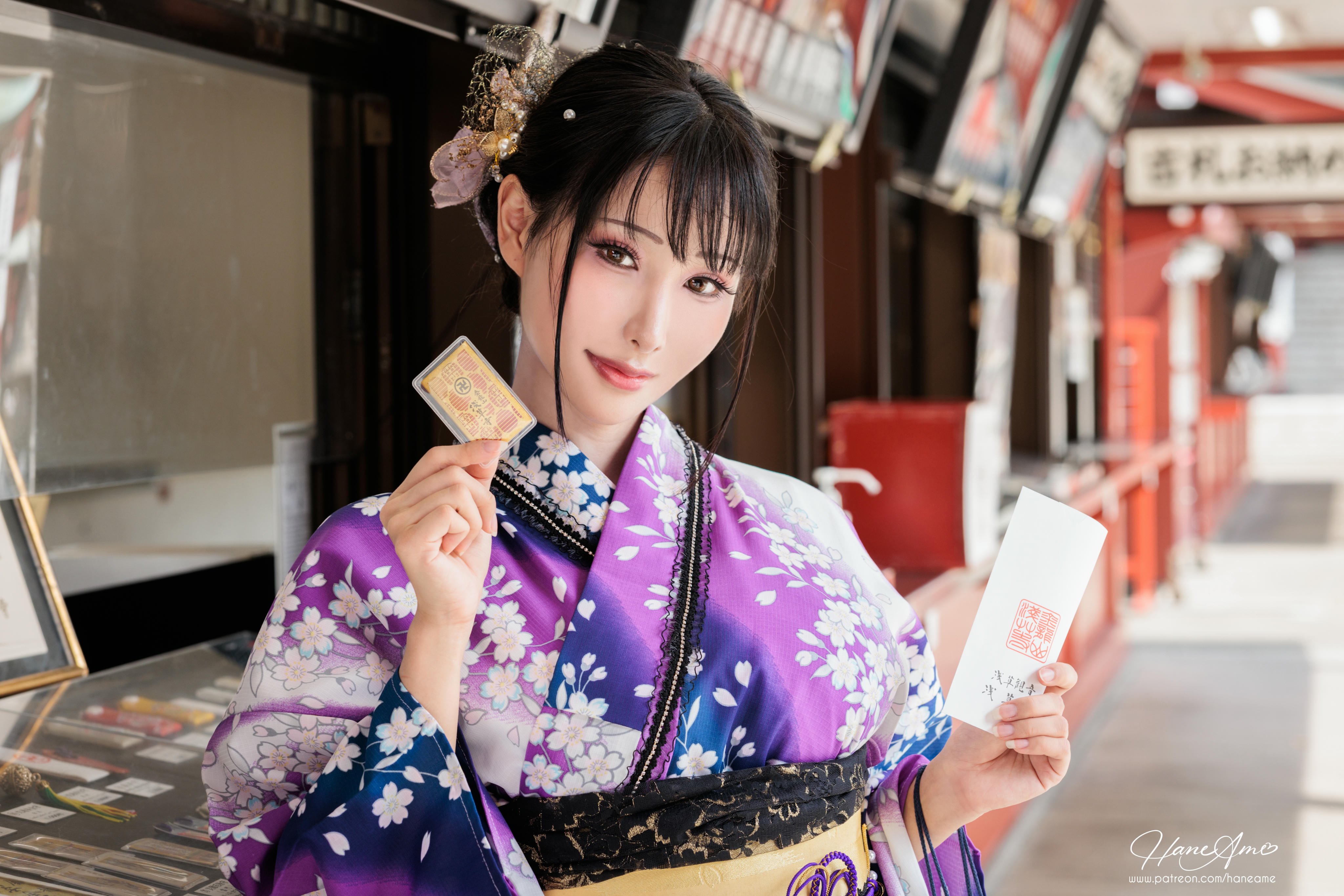 HaneAme雨波 NO.228 新年紫羅蘭浴衣 [110P 1.7GB]_第3集