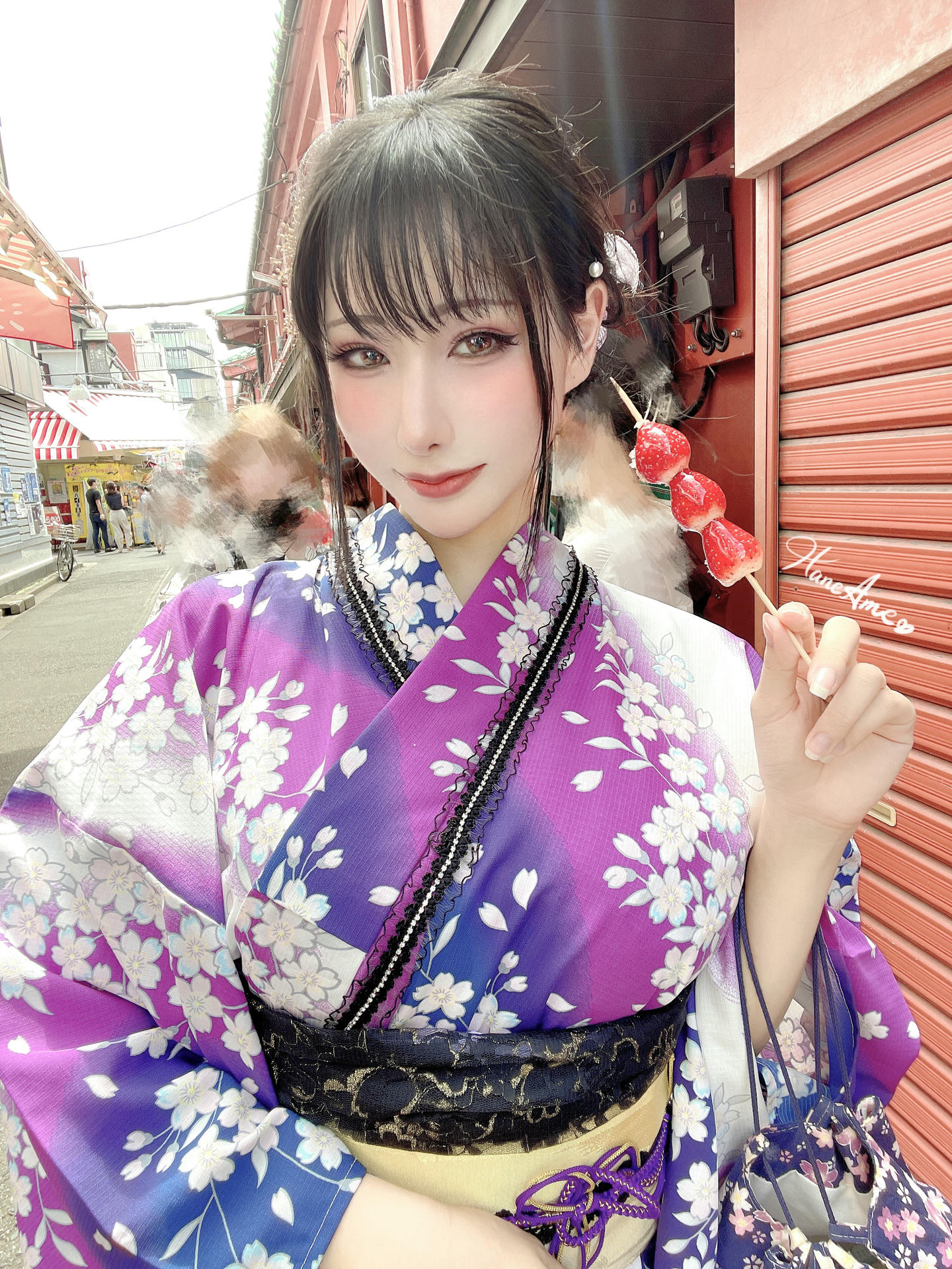 HaneAme雨波 NO.228 新年紫羅蘭浴衣 [110P 1.7GB]_第5集