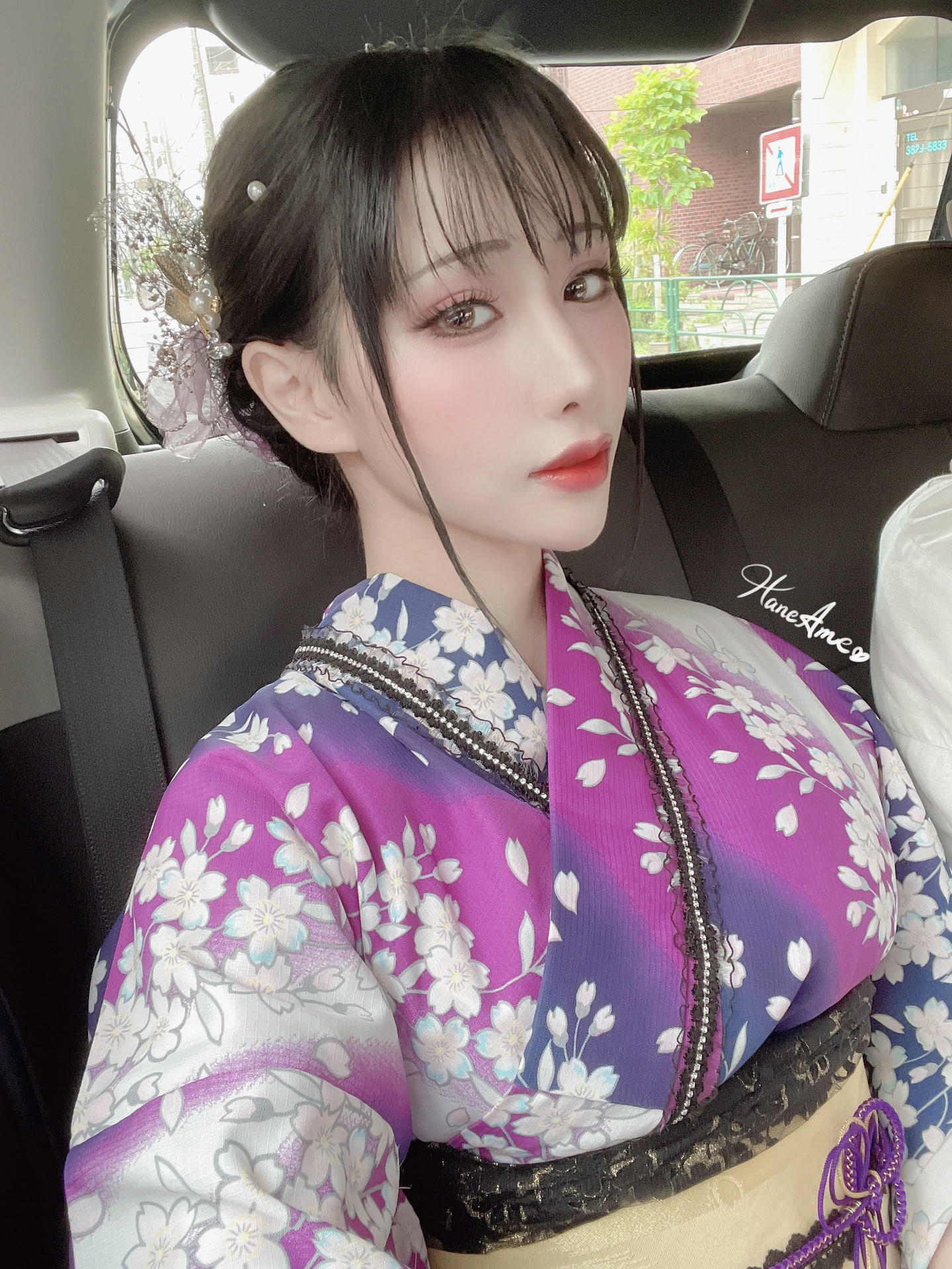 HaneAme雨波 NO.228 新年紫羅蘭浴衣 [110P 1.7GB]_第5集