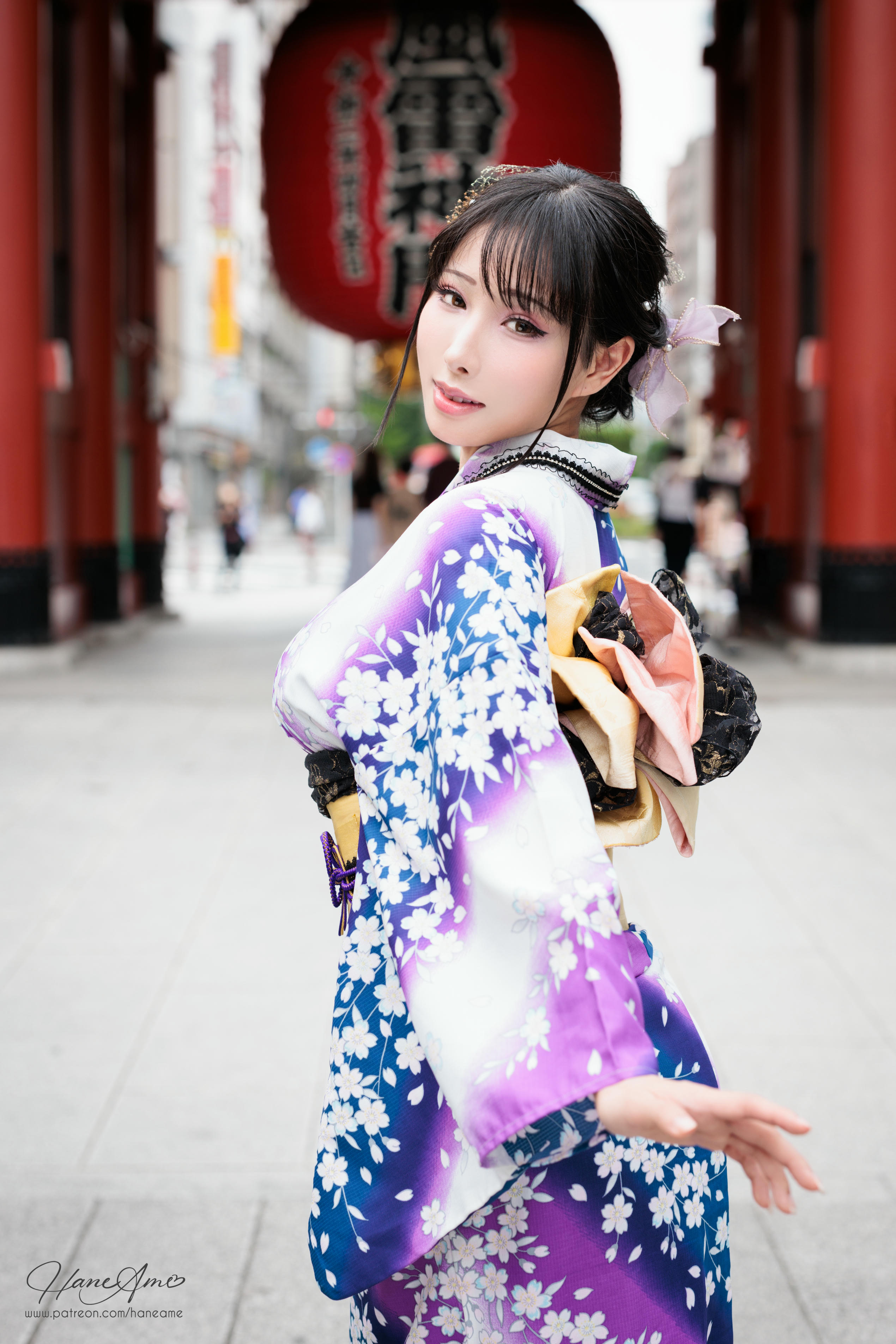 HaneAme雨波 NO.228 新年紫羅蘭浴衣 [110P 1.7GB]_第1集