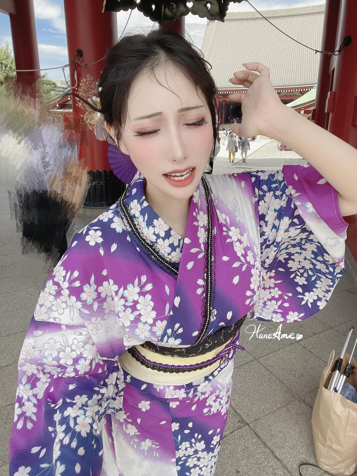 HaneAme雨波 NO.228 新年紫羅蘭浴衣 [110P 1.7GB]_第5集