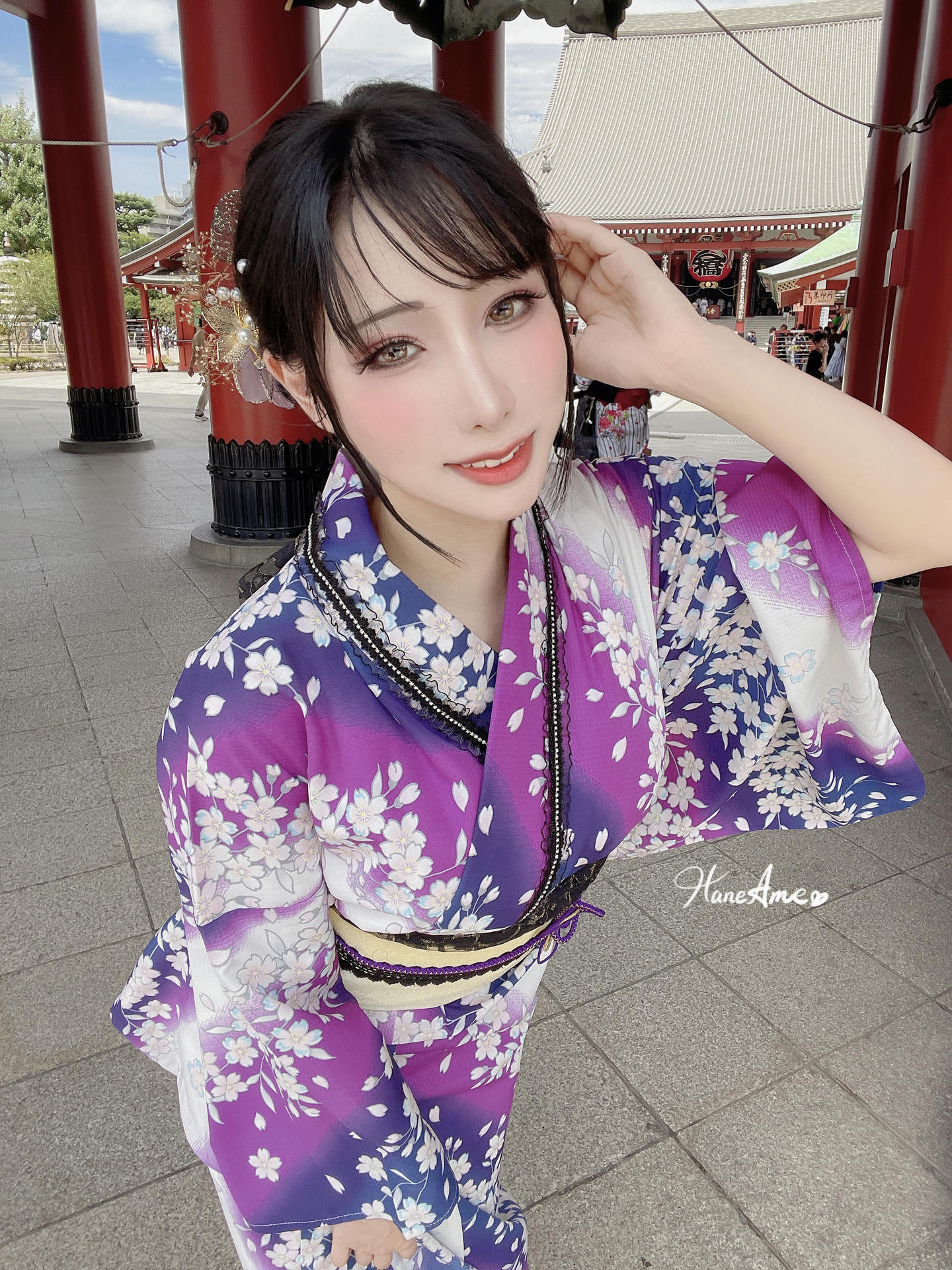 HaneAme雨波 NO.228 新年紫羅蘭浴衣 [110P 1.7GB]_第5集