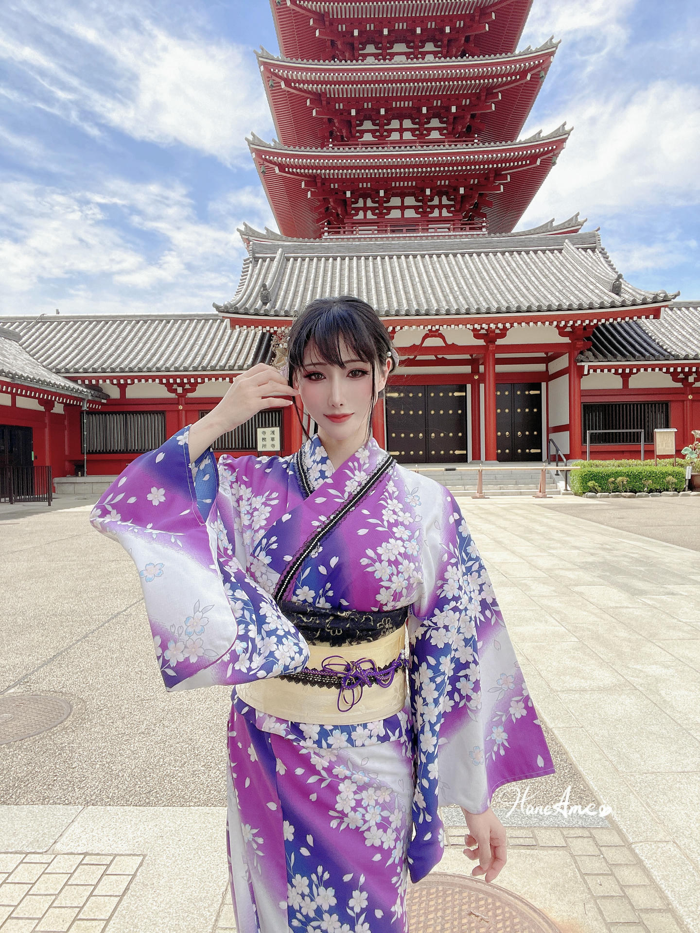 HaneAme雨波 NO.228 新年紫羅蘭浴衣 [110P 1.7GB]_第5集
