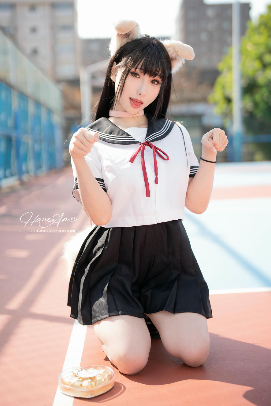 HaneAme雨波 NO.235 2月 柴犬學妹波波 [51P4V 400MB]_第1集
